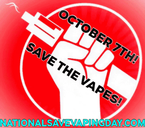 National Save Vaping Day is October 7th!