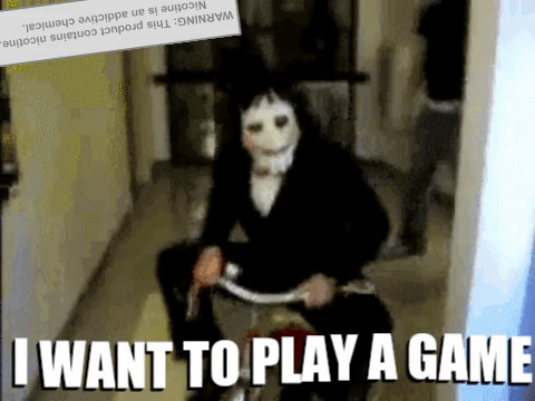 You ever want to play a terrible anti-vape game?