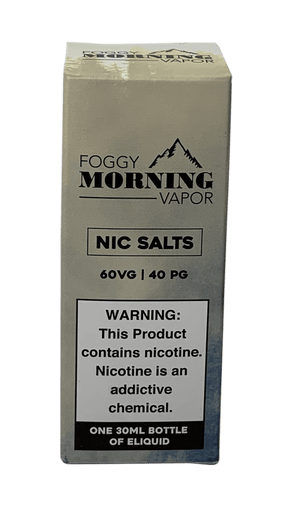 Moose Peak Foggy Morning Vapor Nic Salt $9.99