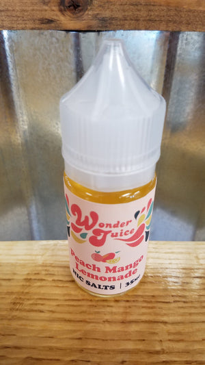 Peach Mango Lemonade Wonder Juice Nic Salt $9.99